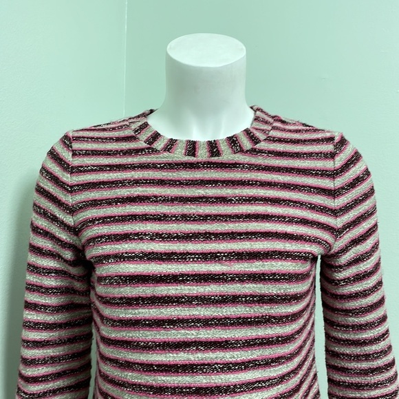 Tory Burch Pink Striped Pullover Sweater - Picture 5 of 10